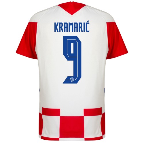 Kroatien Fodboldtrøjer Andrej Kramaric 9 Hjemmebanesæt Euro 2020 Kort ærmer Kroatien Fodboldtrøjer Andrej Kramaric 9 Hjemmebanesæt Euro 2020 Kort ærmer